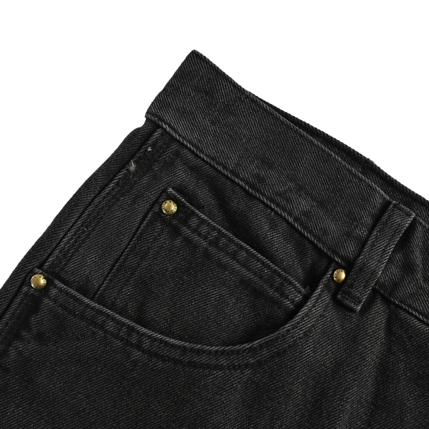 Louis Vuitton/Louis Vuitton presbyopic embossed jeans